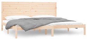 3104628 vidaXL Cadru de pat, 200x200 cm, lemn masiv