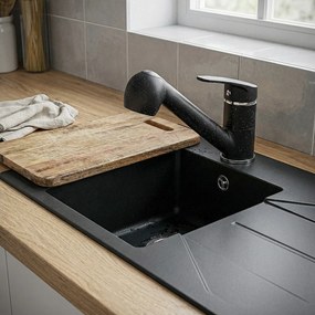 Robinet chiuvetă Carol negru