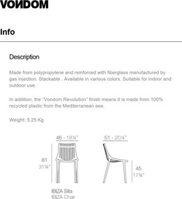Set de 4 scaune de exterior / interior design modern premium IBIZA 65040