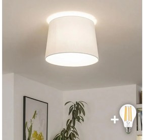 Brilagi - Plafonieră LED aplicată CERIA 1xE27/40W/230V Ø30 cm alb