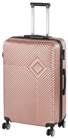 TraveLux Pro valiză mare cu capac dur 76x50x29 cm aur roz