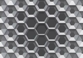 Fototapet - 3D hexagon (152,5x104 cm), în 8 de alte dimensiuni noi