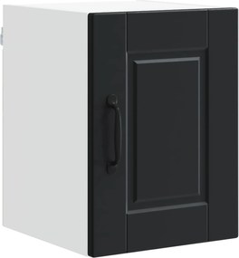 vidaXL Dulap de bucătărie cu raft Negru 30 x 31 x 40 cm Lemn compozit