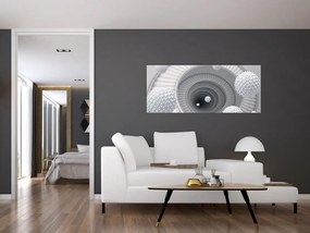 Tablou cu abstracție 3D (120x50 cm)