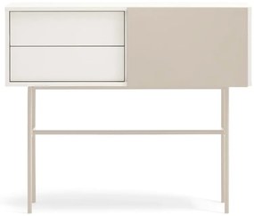 Masă consolă bej-crem 35x110 cm Nube – Teulat