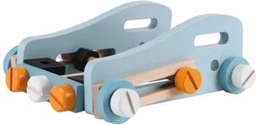 Mini masă de scule din lemn pentru copii 52 de bucăți