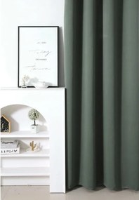 Perdea OXFORD verde-gri 140x250 cm Agatat: Inele metalice