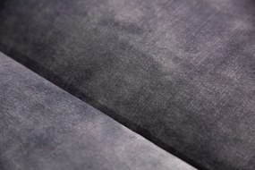 Canapea fixa eleganta Modern Barock 240cm, gri inchis