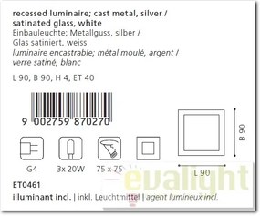 Set 3 spot incastrabile GLENN 87027 EL