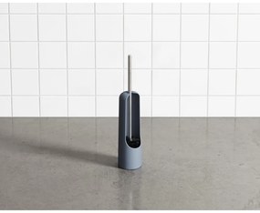 Perie de WC albastră din plastic Touch – Umbra