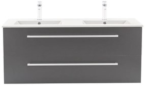 Dulap inferior Vario Clam 120 cu lavoar alb-antracit
