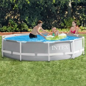 Set pentru piscină cu cadru metalic 305x76 cm INTEX PRISM FRAME POOL 26702