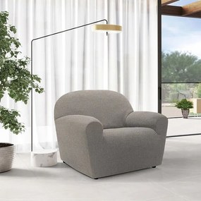 Nueva Textura Huse super elastice HARMONIA gri deschis fotoliu (l. 70 - 110 cm)