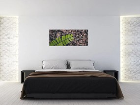 Tablou cu planta verde (120x50 cm)