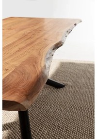 Masă de dining din lemn de acacia 100x220 cm Anuri – MOME