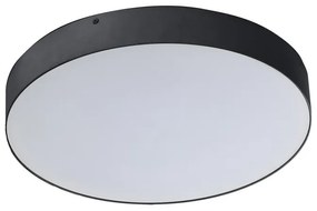 Plafoniera LED design slim MONZA R 40 3000K neagra