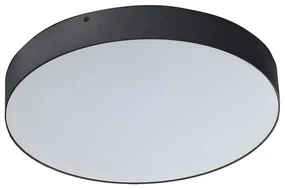 Plafoniera LED design slim MONZA R 40 3000K neagra