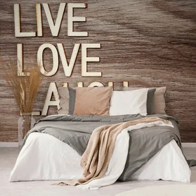Tapet autoadeziv cu cuvintele - Live Love Laugh
