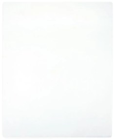 Cearsaf de pat cu elastic, alb, 180x200 cm, bumbac