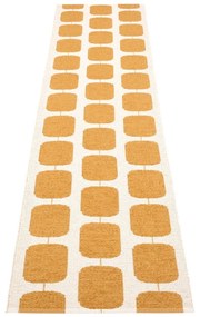 Covor tip traversă pentru interior și exterior galben ocru/crem 70x300 cm Sten Ochre – Pappelina