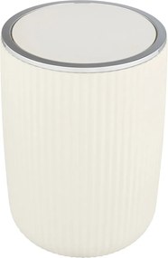 Coș de gunoi Wenko Agropoli, înălțime 27 cm, crem