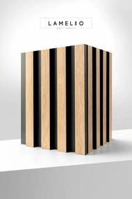 Panou riflat 3D Vasco, Oak Gold, 270x11.7cm, Lamelio