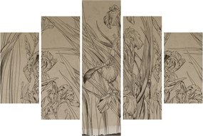 Tablou - Contururile plantelor (150x105 cm)