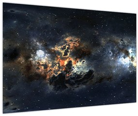 Tablou - Universul cu Nebula (90x60 cm)