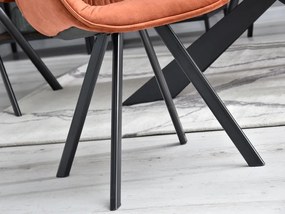 Scaun Nina (cupru + negru). 1111202