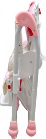 Scaun de masa pentru copii si bebe Baby Care™ CC reglabil in 3 trepte, Pliabil, Centura de siguranta, Sezut comfortabil, Masuta detasabila, Pozitie