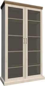 Vitrina ROYAL WS, pin nordic/stejar salbatic, PAL melaminat/plinte dec
