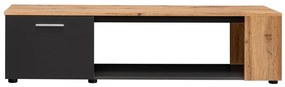 Mobilier living Mantes ZWT30 (negru mat + stejar wotan). 1097677