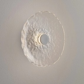 Aplica de perete LED, otel cromat si sticla SADIE