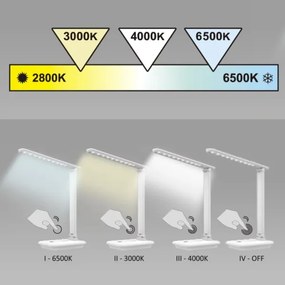 Lampă de masă LED dimabilă VINTO LED/8W/230V albă