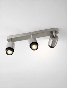 Plafoniera cu 3 spoturi Ison nickel