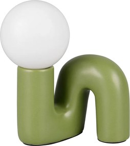 Veioză verde din ceramică (înălțime 21,5 cm) Quinn – Reality
