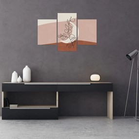 Tablou - Boho frunze N⁰2 (90x60 cm)