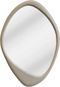 Oglinda de perete decorativa ORGANIC 90cm greige