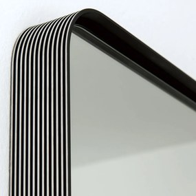 Oglinda decorativa design modern CARLO negru 152-76cm