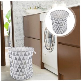 Cos pentru jucarii si rufe Culoare alb-gri, BOWA