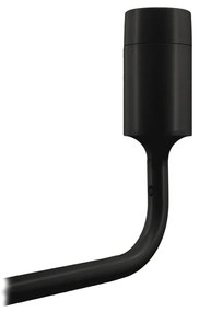 Aplică de perete neagră fără abajur din metal Santé – UMAGE