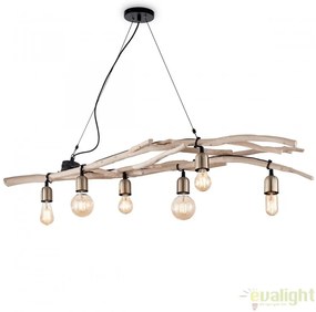 Lustra design deosebit lemn natur DRIFTWOOD SP6 180922