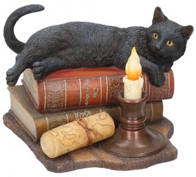 Statueta pisica Ora vrajitoarelor 20.5 cm Lisa Parker