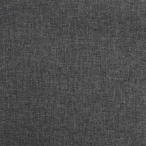 Scaun de bucatarie pivotant, gri inchis, textil 1, Morke gra