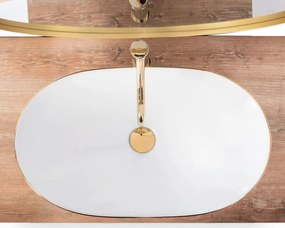 Lavoar Royal Gold Edge ceramica sanitara - 62,5 cm