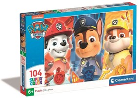 Patrula Cățelușilor Guys Puzzle Clementoni cu 104 piese