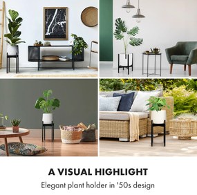 Zeist, suporturi pentru flori, 2 înălțimi, combinabile, design plug-in, naturale