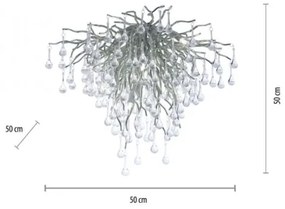Lustră aplicată Paul Neuhaus 8091-55 ICICLE 9xG9/40W/230V