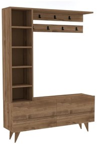 Set pentru hol cu aspect de lemn de nuc Hale – Kalune Design