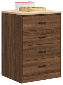 vidaXL Dulap de depozitare pentru garaj Stejar maro 60x51x85 cm